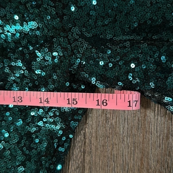 Lulus Got the Moves Emerald Green Sequin Bodycon Dress - Picture 13 of 14